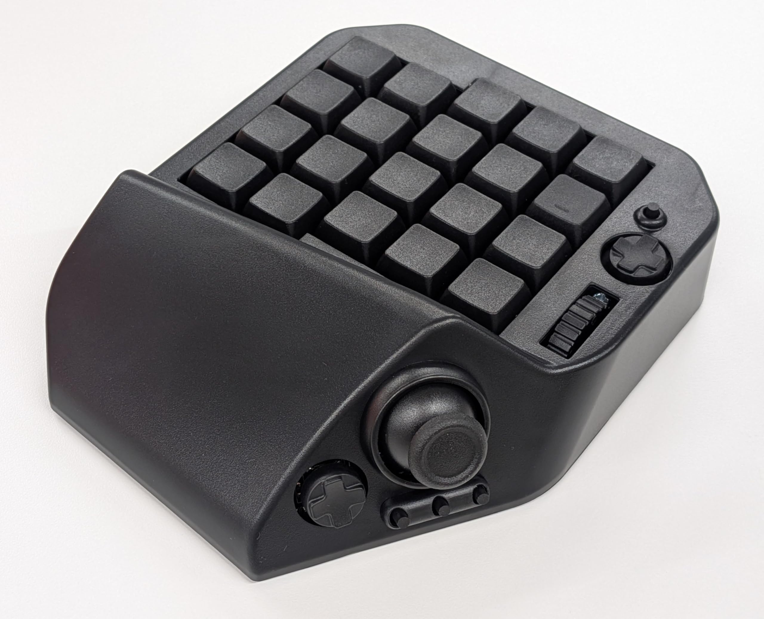 MH-DELTA 片手　キーボード　ゲーミング Amazon | [MH-Device] MH-Delta ジョイスティック・ホイール付き41キー